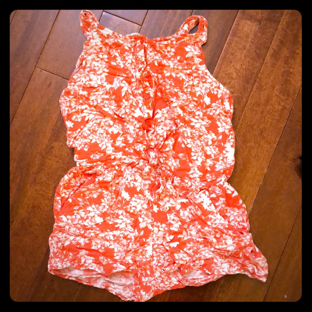 floral h&m romper